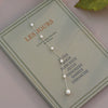 Wholesale Necklace Freshwater Pearl Minimalist Rice Droplet Shape 925 Silver For Girls