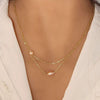 Wholesale Necklace Freshwater Pearl Minimalist Rice Droplet Shape 925 Silver For Girls