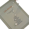 Wholesale Necklace Freshwater Pearl Minimalist Rice Droplet Shape 925 Silver For Girls