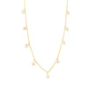 Wholesale Necklace Freshwater Pearl 316L Stainless Steel Geometric Electroplated For Women