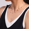 Wholesale Necklace Freshwater Pearl 316L Stainless Steel Geometric Electroplated For Women