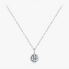 Wholesale Necklace Geometric Light Luxury Style S925 Sterling Silver Diamond Inlaid For Women