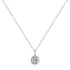 Wholesale Necklace Geometric Light Luxury Style S925 Sterling Silver Diamond Inlaid For Women