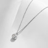 Wholesale Necklace Geometric Light Luxury Style S925 Sterling Silver Diamond Inlaid For Women