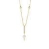 Wholesale Necklace Geometric Tassel Pearl S925 Sterling Silver Zircon