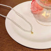 Wholesale Necklace Imitation Pearl Alloy Geometric Electroplating Women's Vintage Light Luxury Niche Clavicle Chain