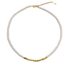 Wholesale Necklace Imitation Pearl Alloy Retro Geometric Handmade Ball Chain