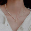 Wholesale Necklace Imitation Pearl Mermaid Fishtail Beaded Alloy Electroplating For Women