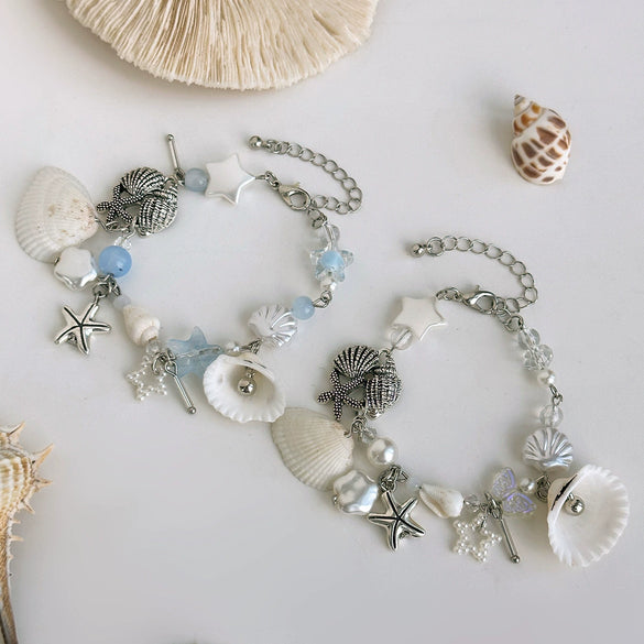Wholesale Necklace Imitation Pearl Shell Agate Beads Acrylic Handmade Animal Zodiac Star Geometric Style For Women