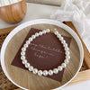 Wholesale Necklace Imitation Pearl Simple Geometric Clavicle Chain