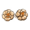 Wholesale Necklace Iron Dripping Oil Flower Retro Electroplating For Women