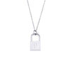Wholesale Necklace Jewelry Stainless Steel And Titanium Steel Ancient English Letter Lock Pendant Electroplated For Women