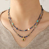 Wholesale Necklace Lapis Lazuli Apatite Blue Pine Copper Geometric Handmade Bohemian Style