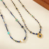 Wholesale Necklace Lapis Lazuli Apatite Blue Pine Copper Geometric Handmade Bohemian Style