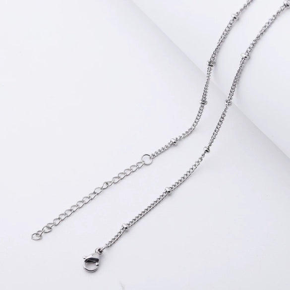 Wholesale Necklace Mixed Material Copper Zircon Inlay Oshaped Chain Box Chain Lip Chain Clip Bead Chain Pearl Chain Plain Chain Allmatch