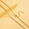 Wholesale Necklace Mixed Material Copper Zircon Inlay Oshaped Chain Box Chain Lip Chain Clip Bead Chain Pearl Chain Plain Chain Allmatch