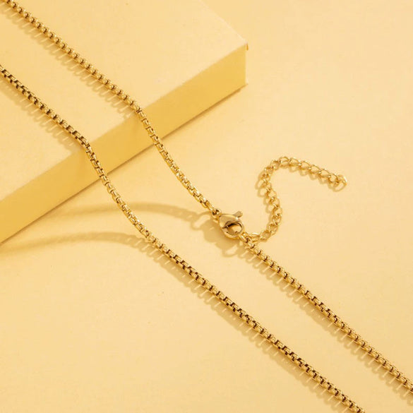 Wholesale Necklace Mixed Material Copper Zircon Inlay Oshaped Chain Box Chain Lip Chain Clip Bead Chain Pearl Chain Plain Chain Allmatch