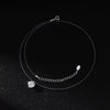 Wholesale Necklace Moissanite 925 Sterling Silver Geometric Set With Diamonds Fishing Line Chain Women's Simple Style