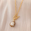 Wholesale Necklace Natural Pearl Copper Geometric Electroplating For Women