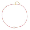 Wholesale Necklace Natural Stone Stainless Steel Copper Geometric Sunflower Handmade For Women