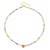 Wholesale Necklace Natural Stone Stainless Steel Copper Geometric Sunflower Handmade For Women