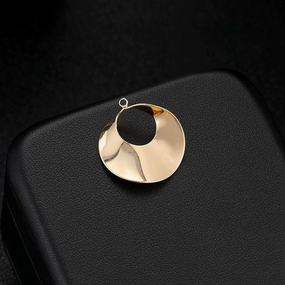 Wholesale Necklace Pendant Accessories Copper 14K Gold Plated Heart Shaped Simple Style