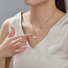 Wholesale Necklace Pendant Alloy Light Luxury Geometric 24K Gold Electroplated Imitation Pearl Design