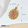 Wholesale Necklace Pendant Copper Enamel Glaze Flower Dripping Oil Style