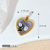 Wholesale Necklace Pendant Copper Enamel Glaze Flower Dripping Oil Style