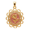 Wholesale Necklace Pendant Copper Enamel Glaze Flower Dripping Oil Style