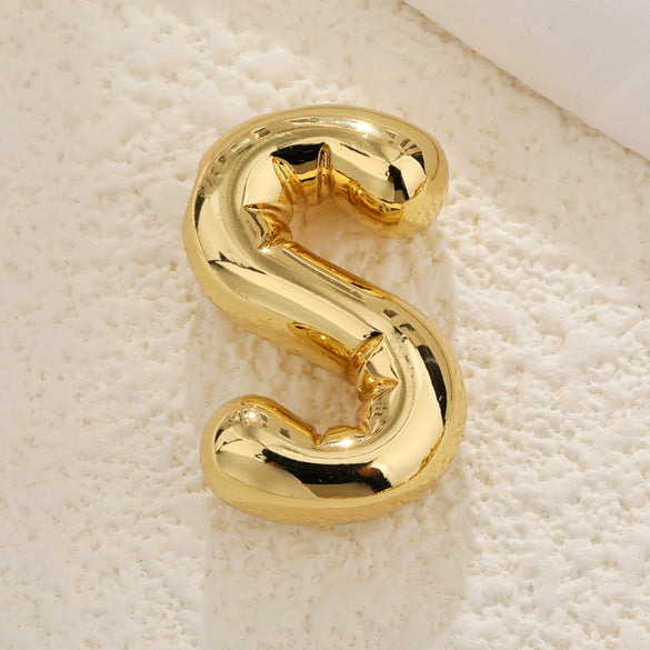 Wholesale Necklace Pendant Copper Gold Plated With Letter Pattern