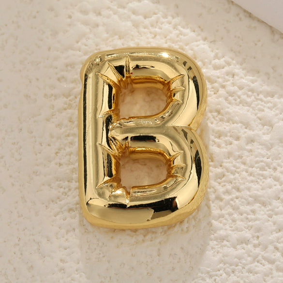 Wholesale Necklace Pendant Copper Gold Plated With Letter Pattern