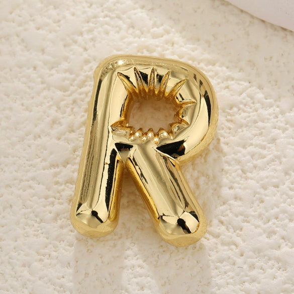 Wholesale Necklace Pendant Copper Gold Plated With Letter Pattern