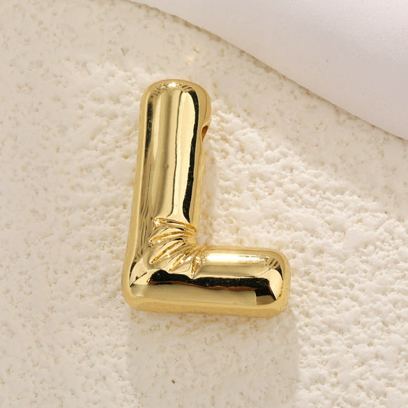 Wholesale Necklace Pendant Copper Gold Plated With Letter Pattern