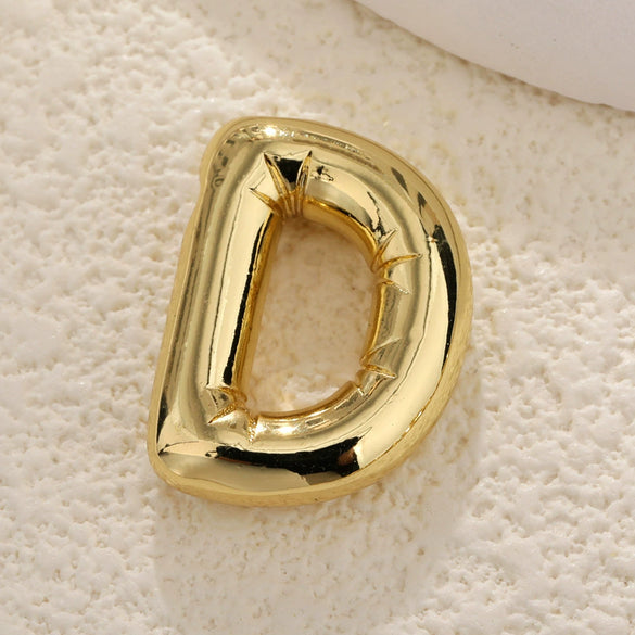 Wholesale Necklace Pendant Copper Gold Plated With Letter Pattern