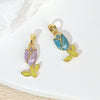 Wholesale Necklace Pendant Copper Tulip Flower Electroplated Clavicle Chain Accessories