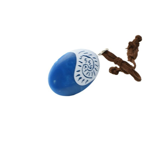 Wholesale Necklace Pendant Glass Glaze Niche Geometric Heart Twisted Chain