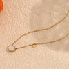 Wholesale Necklace Pendant Stainless Steel Titanium Steel Geometric Style Gold Plated For Women