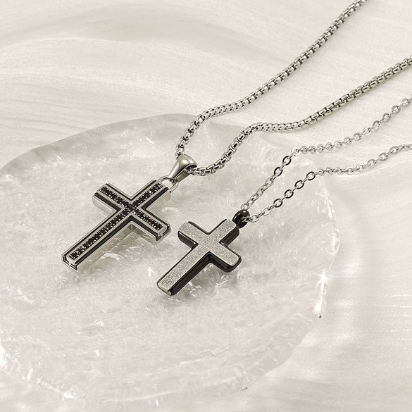 Wholesale Necklace Pendant 316L Stainless Steel 316L Stainless Steel Geometric Hiphop Style Electroplated Unisex
