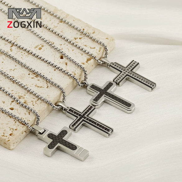 Wholesale Necklace Pendant 316L Stainless Steel 316L Stainless Steel Geometric Hiphop Style Electroplated Unisex