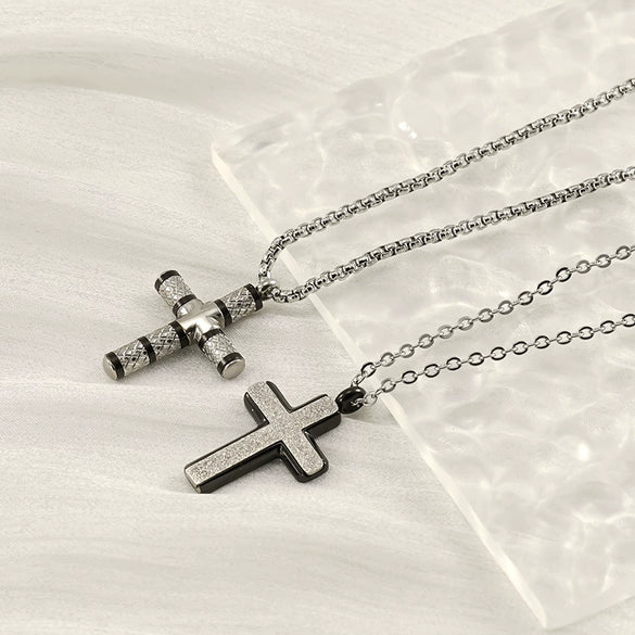 Wholesale Necklace Pendant 316L Stainless Steel 316L Stainless Steel Geometric Hiphop Style Electroplated Unisex