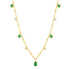 Wholesale Necklace Retro Popular Style Geometric S925 Sterling Silver Gold Plated Copper Clavicle Chain For Women