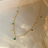 Wholesale Necklace Retro Popular Style Geometric S925 Sterling Silver Gold Plated Copper Clavicle Chain For Women