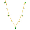 Wholesale Necklace Retro Popular Style Geometric S925 Sterling Silver Gold Plated Copper Clavicle Chain For Women