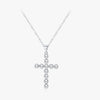 Wholesale Necklace S925 Silver Cross Pendant With Pearls Fashion Ol Style For Women