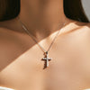 Wholesale Necklace S925 Silver Cross Pendant With Pearls Fashion Ol Style For Women