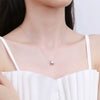 Wholesale Necklace S925 Silver Moissanite Ox Head Pendant Geometric Electroplated Cross Chain