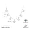 Wholesale Necklace S925 Sterling Silver Fivepointed Star Inlaid Zircon Ochain For Women