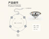 Wholesale Necklace S925 Sterling Silver Fourleaf Clover Pendant Gold Plated With O Word Chain For Women Geometric Style