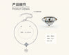Wholesale Necklace S925 Sterling Silver Fourleaf Clover Pendant Gold Plated With O Word Chain For Women Geometric Style